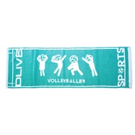 DLIVE|Super Sweat-Absorbent Thick Sports Towel-Volleyballer Volleyballer (Total 2 Colors)