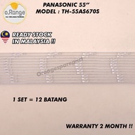 TH-55AS670S PANASONIC 55" LED TV BACKLIGHT(LAMPU TV) PANASONIC 55 INCH LED TV BACKLIGHT 55AS670S TH5