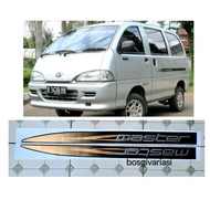 Zebra Espass Master Body List Sticker Daihatsu Espass minibus Sticker/ Espass Sticker/