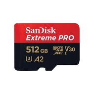 512 GB MICRO SD CARD (ไมโครเอสดีการ์ด) SANDISK EXTREME PRO MICROSDXC UHS-I CARD (SDSQXCD-512G-GN6MA) // เมมโมรี่การ์ด