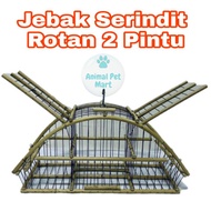 Jebak Burung Serindit Rotan  (2 in 1)