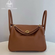 🌈Hermes🧡Lindy 26🧡37金棕金扣🌟99新🌈Evercolor皮🌟已Hold🌟