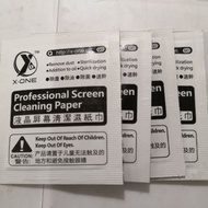 Antibacterial 100% Original Professional X-one Handphone Screen Cleaning Wipe Paper