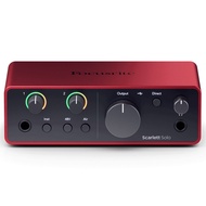 Focusrite Scarlett Solo 4th Gen USB Audio Interface