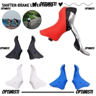 OPTIMISTI8E 1 pair Bracket Hoods,  Road Bike Bracket Covers, Silicone STI Lever Hood for ST-5600, ST