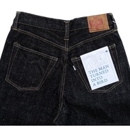 Omoto Denim 0811 15.5oz SLUB-NEP DENIM LOOSE FIT BUTTON FLY