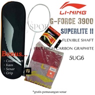 Li-Ning G-FORCE 3900 Superlite II Pearl White 5U G6 Badminton Racket
