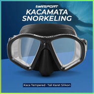BEST SELLER TaffSPORT ZACRO Kacamata Selam Scuba Diving Snorkeling / Kacamata Selam Pria dewasa temb