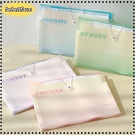 LIKE A4 File Folder, Large Capacity 8 Pockets A4 Paper Storage Bag, Fashion Waterproof PP Thickened 