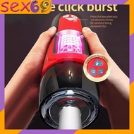 {Hands-Free} Automatic telescopoic rotation male masturbator Masturbation Cup Pocket adult sex toy f