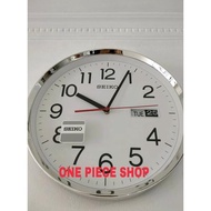 Seiko QXF 104 S Day and Date Original Wall Clock