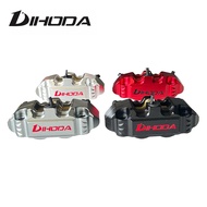 Motorcycle CNC 4 piston brake caliper modification electric motorcycle 82mm radial mounting For honda Yamaha Kawasak Suz