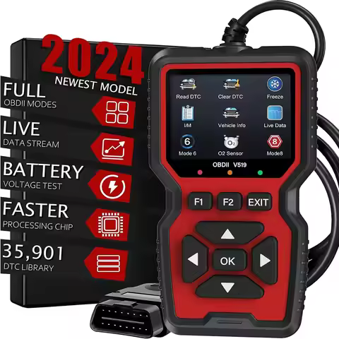 V519 V309 OBD2 Scanner Live Data Professional Mechanic Diagnostic Code Reader Tool Check Engine Ligh