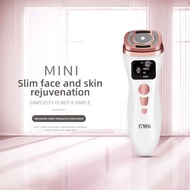 Mini HIFU RF Ultrasonic Massage Machine Face Neck Skin Enhancement Wrinkle Resistance Firming Skin Lifting Tool纳米微晶美容仪