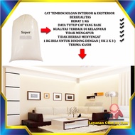 COD / Cat Minyak Dinding 1Kg Mengkilap / Cat Tembok Anti Air Dan Jamur / Cat Kiloan
