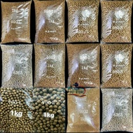 Makanan ikan untuk Talapia,keli,puyu,lampam,patin (Re-pack)1kg