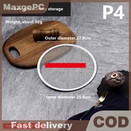 MaxgePC 8-13Inch Tái Sử Dụng Không Dính Bánh Pizza Màn Hình Pan Liền Mạch Hợp Kim Nhôm Net Bakeware