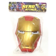 Ready Stock Mask Iron Man With Light Topeng Super Hero Iron Man