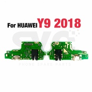 【Trending Now】 1Pcs New USB Charging Port Dock Plug Connector Charger Board Flex Cable For Y9 Y7 Y6 