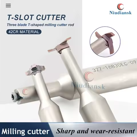 MB-05GR150-2.5-D12 09GR300-6.5-D23-3T CNC T-shaped Groove Milling Cutter 327-12B21EC-06 Small Hole S
