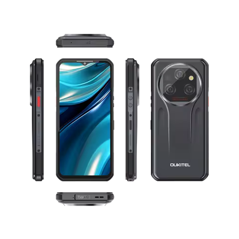 Oukitel WP39 5G Rugged Phone 24GB 256GB 6.6" FHD 64MP 11000mAh Battery, Shockproof Waterproof for Ou