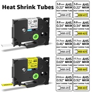 Heat Shrink Tube Tape Compatible with Brother HSe Tape hse231 hse211 hse221 hse241 hse251 hse631 hse