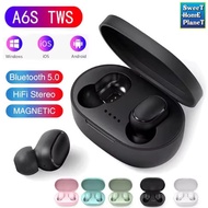 A6S TWS Wireless Headphones Bluetooth Earphone 5.0 Stereo Headset Earbuds With Microphone Mini Pods 
