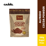 Alfredo Unsweetened 100% Cocoa Powder No Sugar 200g Minuman Coklat Tanpa Gula Buatan Malaysia HALAL