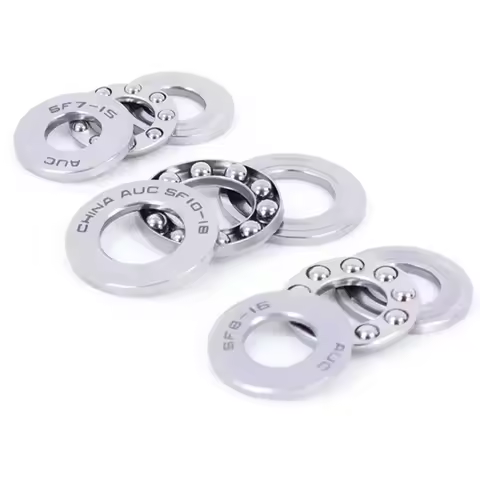 Steel Ball Thrust Bearing Stainless Steel Flat Pressure Bearing Internal Diameter 8 9 10 12 Mm Thrus
