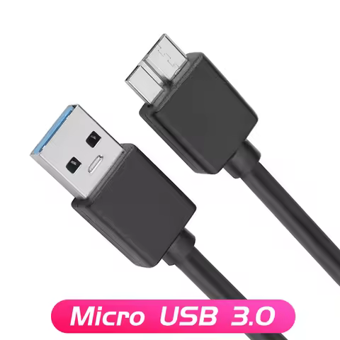 ANMONE USB 3.0 Male A to Micro B Cable For External Hard Drive Disk HDD Data Cord Power Charging Cab