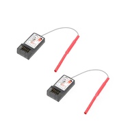 2 Pcs Original FlySky FS-R6B 2.4Ghz 6CH Receiver for FlySky TH9X FS-CT6B FS-T6 Transmitter (Standard