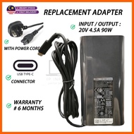 DELL TYPE C 65W 90W INSPIRON 16 7620 (2-IN-1) 14 7420 (2-IN-1) INSPIRON 14 PLUS 7420 LAPTOP ADAPTER 