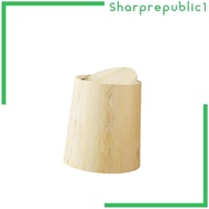 [Sharprepublic1] Trash Can Kitchen Dust Bin with Lid Decorative Modern Dustbin Waste Basket for Toil