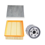 【Combo】 Filters for CHANGAN ALSVIN 1.4L 1.5L 2019-2024 JL473 Air filter + Cabin filter + Oil filter