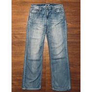 (B7) Bke Jeans Waist 34 Hips 50 Length 46.5 Leg Ends 9