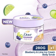 Dove Ice-Cream Body Scrub - Blueberry & Lime (280G)