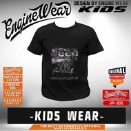 Jeep kids t-shirt willys car t-shirt JK rubicon 4WD wrangler CJ7 4x4 automotive offroad clothes JP03