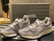 New Balance NB 992 跑步鞋 男女同款 元祖灰 d寬