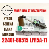 Nissan spark plug xtrail t30/serena c24/teana j31/murano z50 22401-8h515/22401-5m015 lfr5a-11 enjine