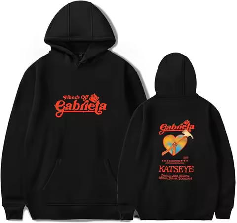 Katseye Merch Gabriela Singles Hoodie Fashion for Men and Women Casual Long Sleeve Sweatshirt
