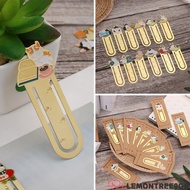 LEMONTREE9GP Book Folder School Supplies Cartoon Metal Label