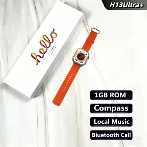 H13 Ultra Plus Smart Watch Hello Watch 3 Pro Max impermeable Heart Rate Monitor Local Album 49mm Sma