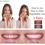 BLAZESKY Teeth Accessories Cover Teeth Beauty Snap On Smiling Teeth Whitening Comfort Fit False Teet