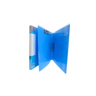 A4 Size 2-Clip Plastic File Cover, Blue