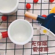 🚓Enamel Milk Pot Japanese Mini Small10CMSauce Pot Baby Food Supplement Butter Pot