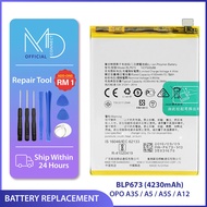 Battery Blp673 For Realme C1 / Realme 2 / Oppo A3S / A5S / A5 / A7 / A12 / A12E / A31 2020 (4230 Mah