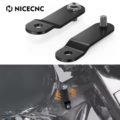 NICECNC Motorcycle Gas Tank Lift Kit For Harley Iron 883 XL883N 9-18 Dyna Street Bob Low Rider Fat B