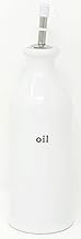 Signature Housewares 7041 Oil/Vinegar Bottle, Medium, White
