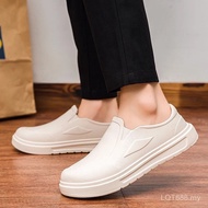 【New style】Fast Shipping Men's Chef Shoes Anti Slip Oil Resistant Dirt Work Shoes Quick Drying Thick