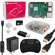 Raspberry Pi 3 B+ Model B Plus Starter Kit w/Mini Wireless Keyboard 5v3a UL Listed Charger HDMI Cabl